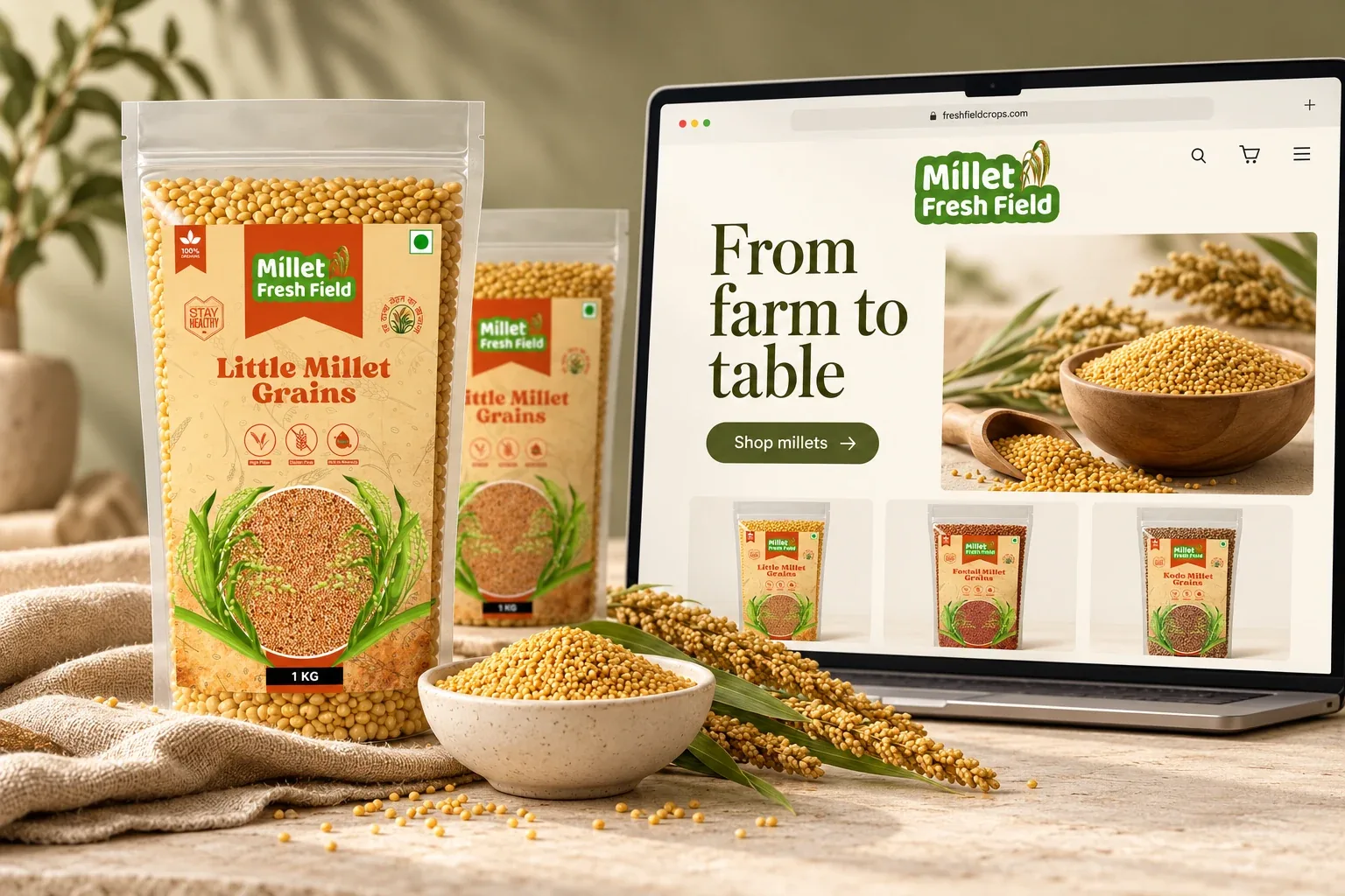 Millet Fresh — Premium Organic Millet Products
